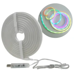 Neon LED Strip 5v | RGB | Plug N Play USB | 3m | IP20