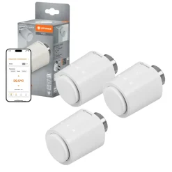 OSRAM Smart WiFi Radiator Termostat | 3-pak | Hvid
