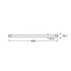 Osram LED Grolys Rør T8 | 60cm | 9 PPF | 6,6W | FLUORA | Glas