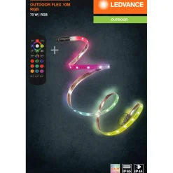 OSRAM SMD LED Strip 230V | 10m | RGB | 7W/m | IP65 | FLEX