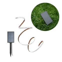 OSRAM Udendørs LED Strip | Solcelle | 5m | RGB | 1.2W | m. Fjernbetjening | Plug N Play