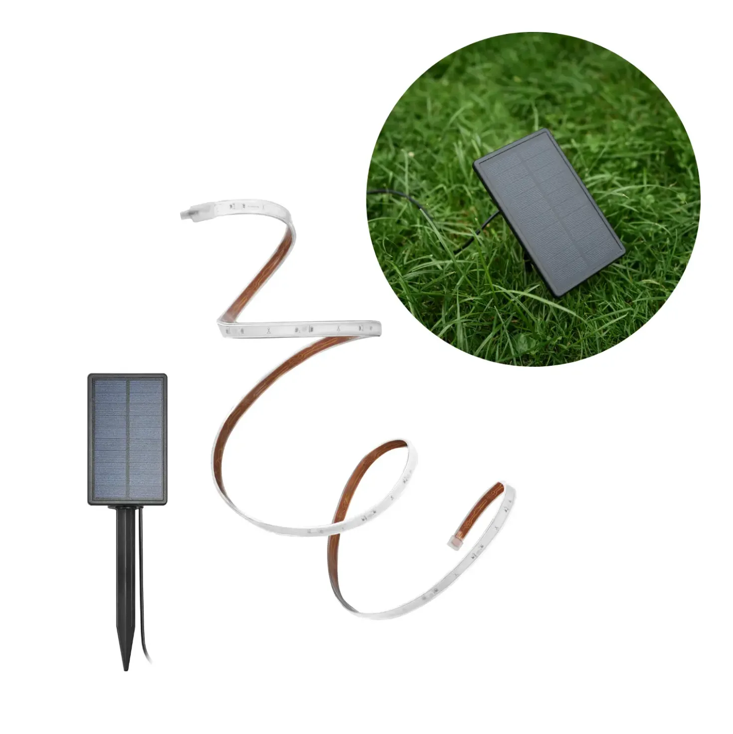 OSRAM Udendørs LED Strip | Solcelle | 5m | RGB | 1.2W | m. Fjernbetjening | Plug N Play
