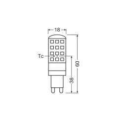 OSRAM WiFi G9 Pære | CCT | 3.5W | 320lm | SMART+