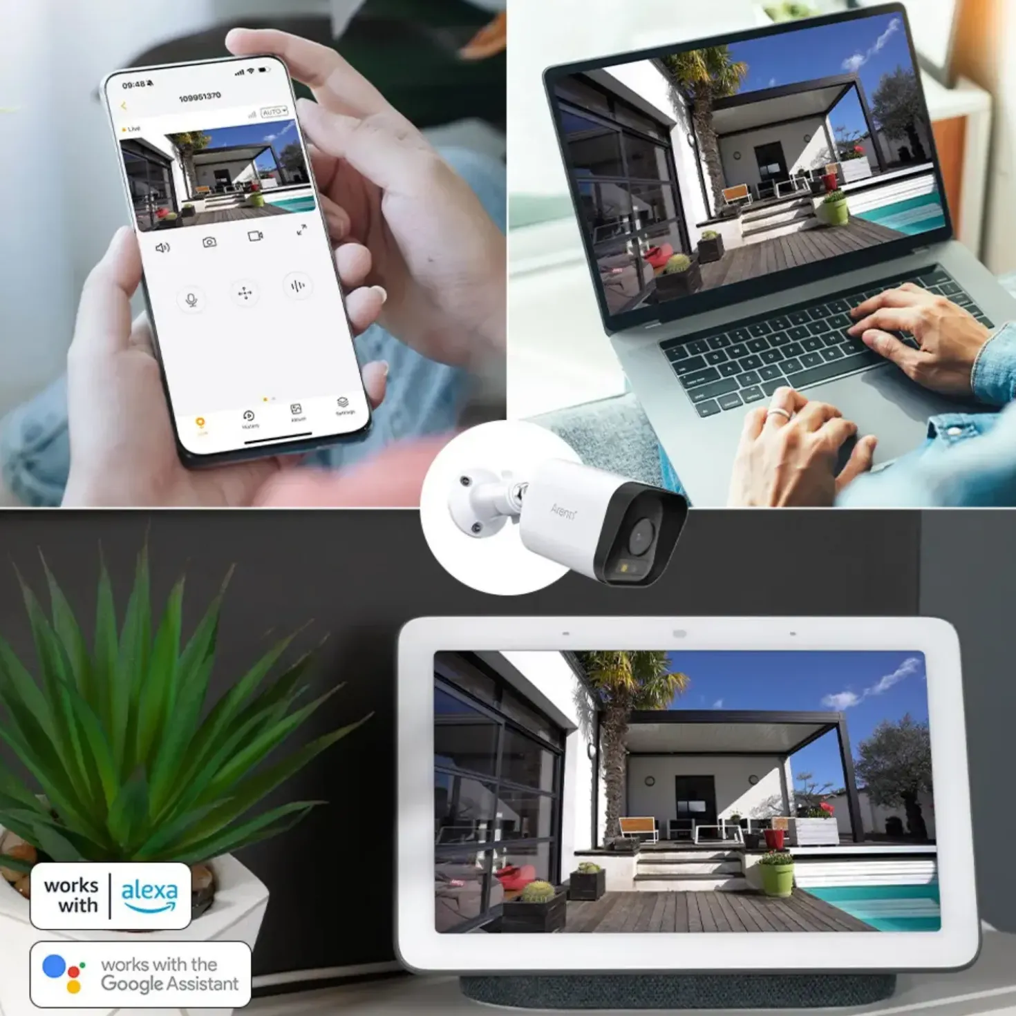 Overvågningskamera Udendørs | WiFi | 2.4 GHz | 2K UHD