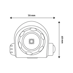 Pandelampe | Fokuserbar Zoom Funktion | 5W