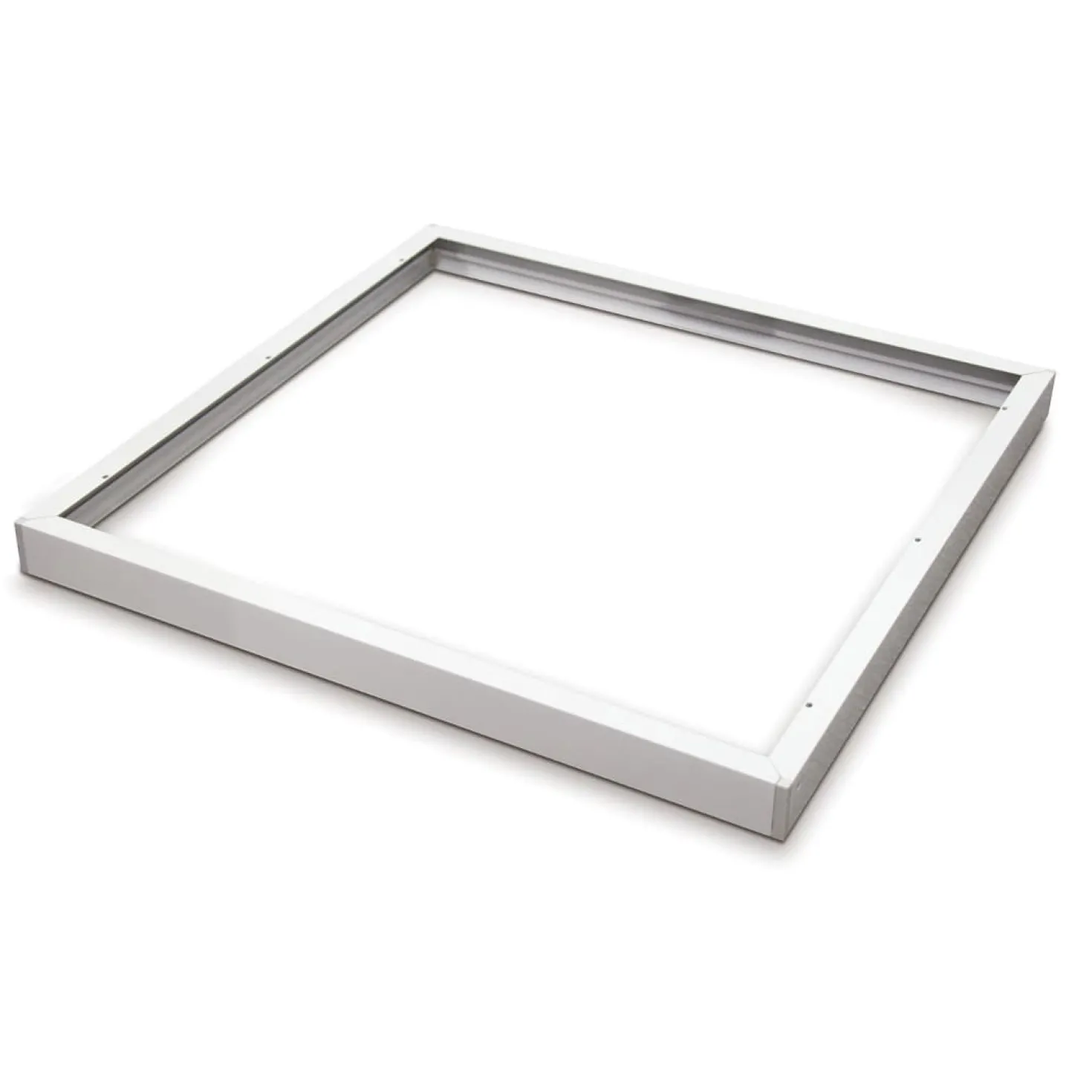 Påbygningsramme til LED Panel 60x60 | 45mm | Skrueløs | Hvid