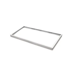 Påbygningsramme til LED Panel 30x60 | 45mm | Skrueløs | Hvid