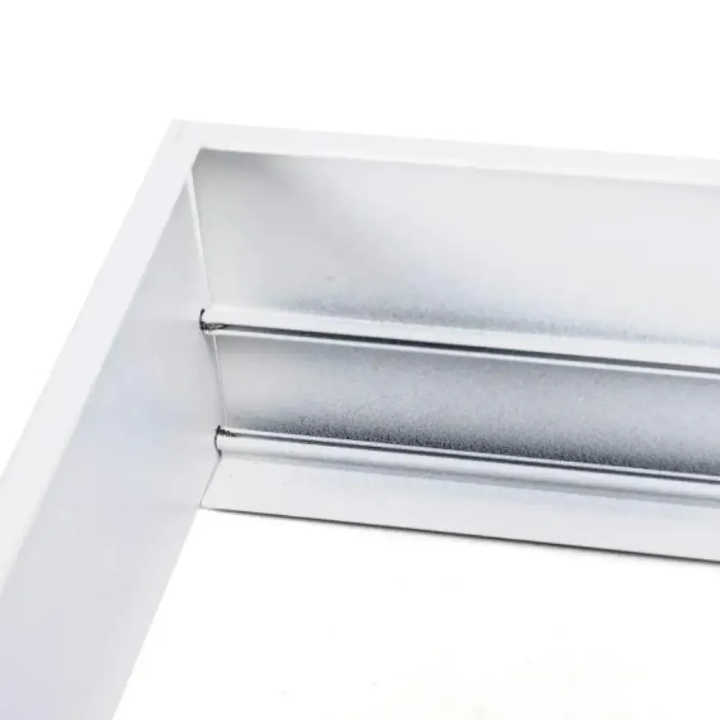 Påbygningsramme til LED Panel 60x60 | 68mm | Til Back-Lit | Hvid