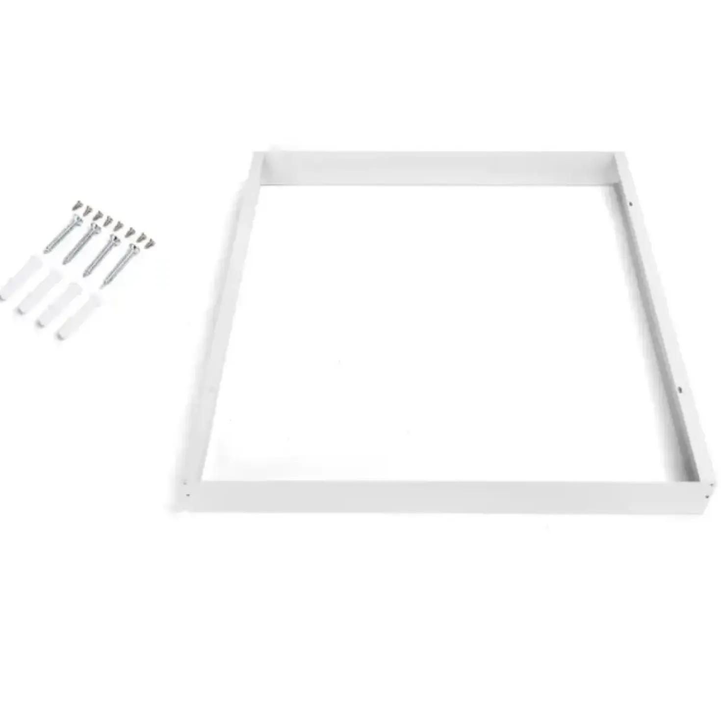 Påbygningsramme til LED Panel 60x60 | 68mm | Til Back-Lit | Hvid