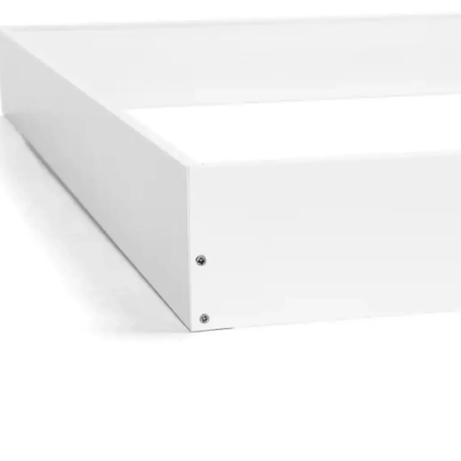 Påbygningsramme til LED Panel 60x60 | 68mm | Til Back-Lit | Hvid