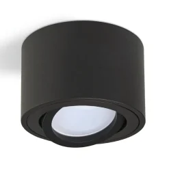 Påbygningsspots | Sort | m. Kip | Indendørs | IP20 | 230V