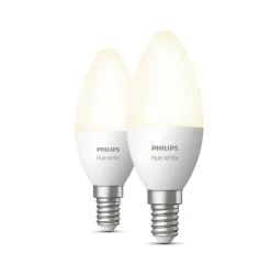 Philips Hue E14 | 2-Pak | White | Kerte | 2700K | 470lm | 5,5W
