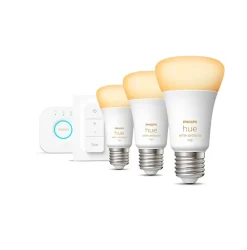 Philips Hue E27 Startsæt | White Ambiance | Bridge + Switch | 1055lm | 11W