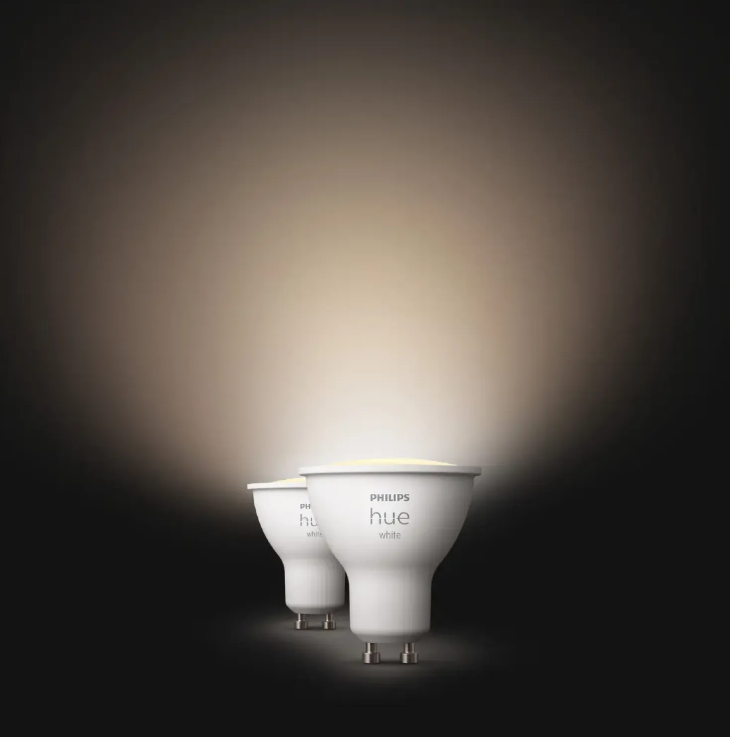Philips Hue GU10 | 2-Pak | White | 2700K | 400lm | 4,2W