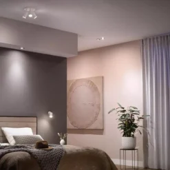 Philips Hue GU10 Startsæt | 10-Pak | White Ambiance | Bridge + Sensor Udendørs | 400lm | 4,2W