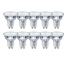 Philips Master GU10 LED spot | 10-Pak | Dæmpbar | 380lm | 4000K | 3,7W