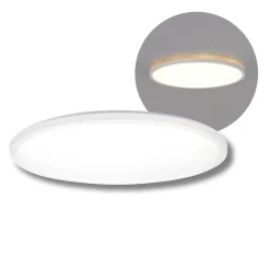 Plafond Lampe | Ø300 | 3CCT | 1800lm | 18W | IP54 | NIVERA | Hvid