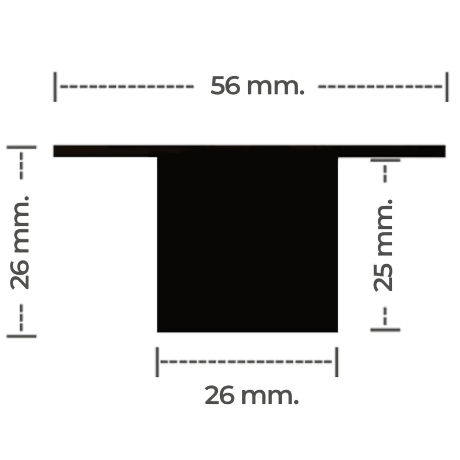 Planforsænket LED Lysskinne | 230V | 3-trins dæmp | 3000K