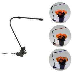 Plantelys Lampe | 1,79 PPF | 3W | 1 Lyselement | Klemme | USB-A | Sort