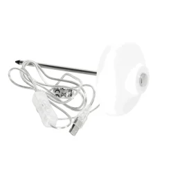 Plantelys Lampe på Spyd | 2-Pak | 4,6 PPF | 5W | Justerbar højde | USB-A | VERDI | Hvid