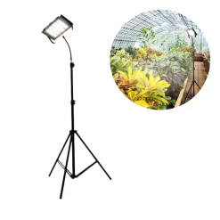 Plantelys Projektør | 2 pak | 60 PPF | 45W | Tripod | FIRON | Sort