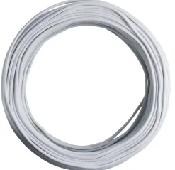 Plastkappeledning | Flad | 2x0,75 mm² | 25m | Hvid