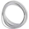 Plastkappeledning | Flad | 2x0,75 mm² | 5m | Hvid