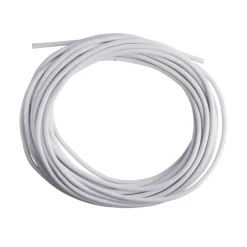 Plastkappeledning Rund 2x0,75mm² 25 meter| Hvid