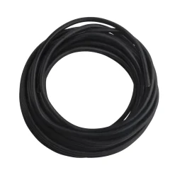 Plastkappeledning Rund 2x0,75mm² 10Meter | Sort
