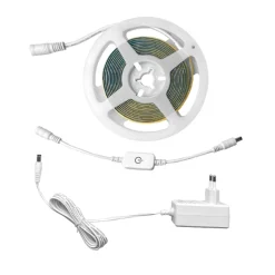Plug n Play COB LED Strip 12V | 3m | 8mm | 3000K | 676lm/m | 8.4W/m | IP20 | LUMOS