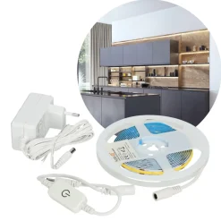 Plug n Play COB LED Strip 12V | 3m | 8mm | 4000K | 710lm/m | 8.4W/m | IP20 | LUMOS