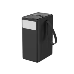 Powerbank 80000 mAh | 3-i-1 | 20W | Sort