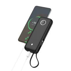 Powerbank 20000mAh | 70W | QC 3.0 | USB-C & USB-A | Sort