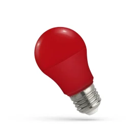 RØD LED Pære | E27 | 4.9W | Farvede Pære