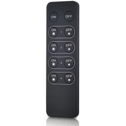 RF Fjernbetjening til 555809 Panel Driver | 4 Zoner | Single Color