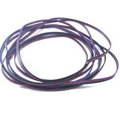 RGB Kabel | 5m | Ledning til LED SMD Strips | 12-24V (6697)
