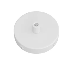 Roset Loft | Baldakin Til Lampe | Creative Cables | Hvid | Ø80mm | Med Sidehuller