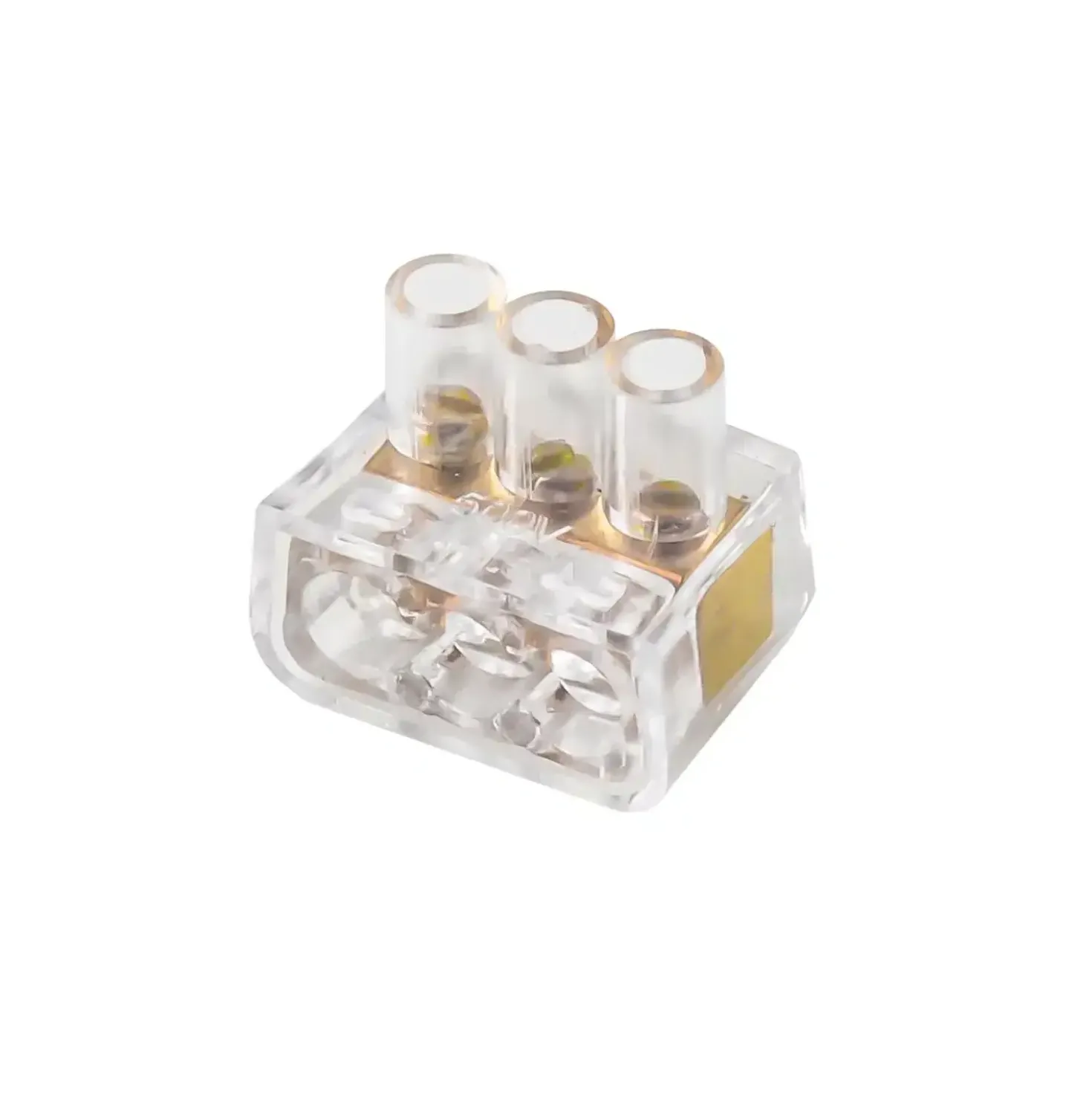 Samlemuffe | Tribel | 3x4x1,5mm² | 6 stk | IP20 | Transparent