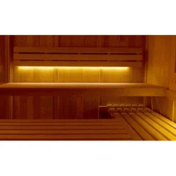 Sauna COB LED Strip 24V | 5m | 10mm | 2200K | 800lm/m | 10W/m | IP67 | Op til 103°