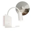 Sengelampe med USB | GU10 | Hvid