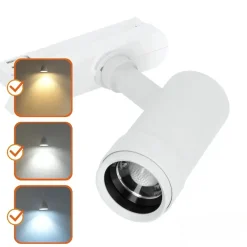 Skinnespot | CCT | 900lm | 10W | 3-Faset | VISION | Hvid