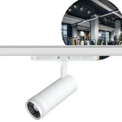 Skinnespot | CCT | 900lm | 10W | 3-Faset | VISION | Hvid