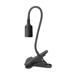 Skrivbordslampe | Sort | Med klemme | 230V | E27 | 25W | Grolys