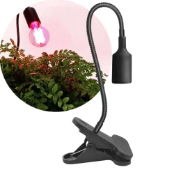 Skrivbordslampe | Sort | Med klemme | 230V | E27 | 25W | Grolys