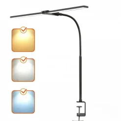 Skrivebordslampe LED | 800lm | 14W | Sort