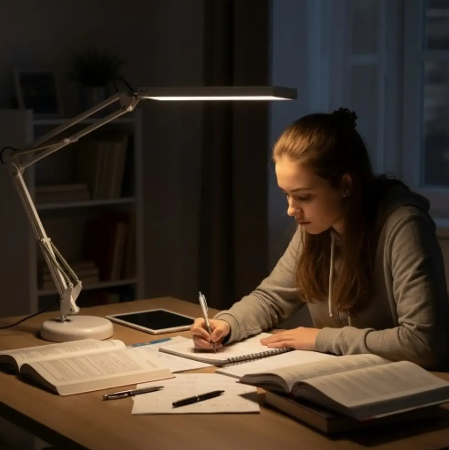 Skrivebordslampe LED | 800lm | 14W | TENUIX | Hvid
