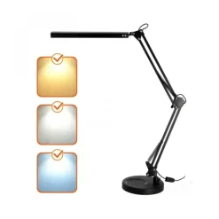 Skrivebordslampe LED | 800lm | 14W | TENUIX | Sort