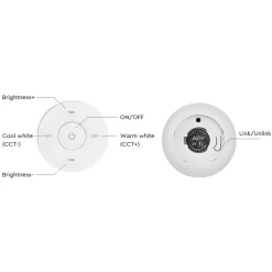Smart Light | Vægpanel | Lysdæmper | CCT | Mi Light | Trådløs Styring (2.4GHz)