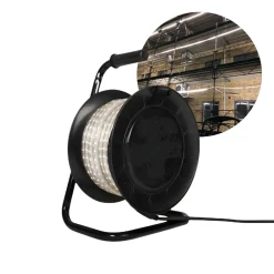 SMD LED Strip Tromle 230V | 25m | 4000K | 450lm/m | 5W/m | IP67 | BUDGET