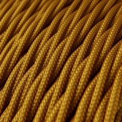 Snoet Stofledning Guld | Creative Cables | 5 Meter | 3x0.75mm2